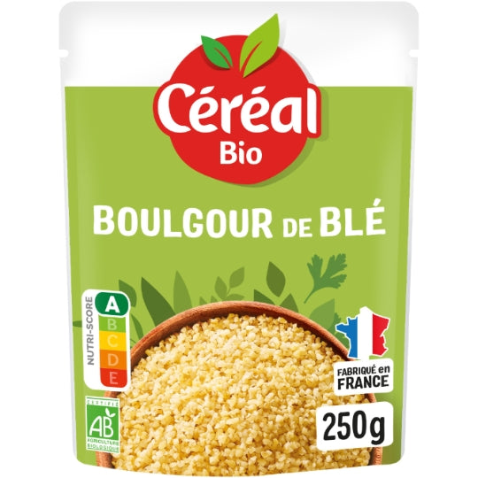 Boulgour de blé Bio CEREAL BIO — le sachet de 250g — Lot de 3